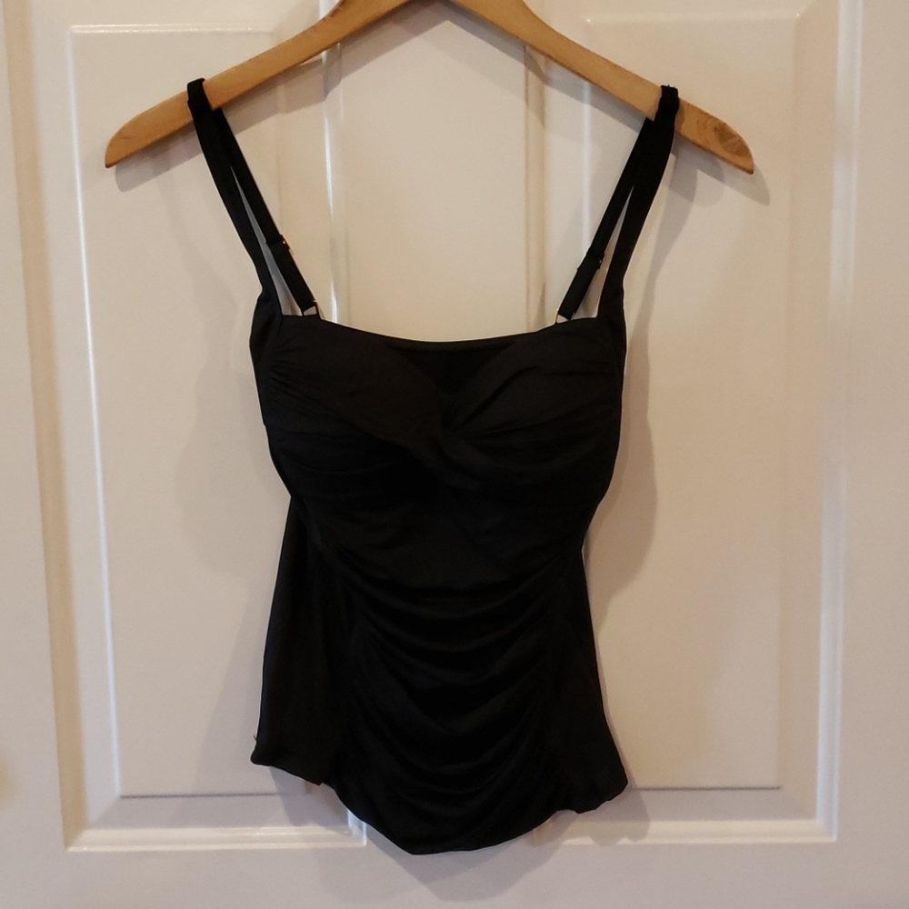 Black Swim Top